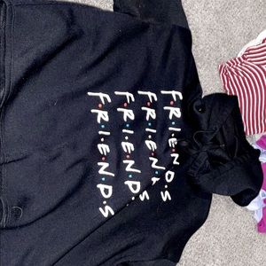 friends cropped sweatshirt